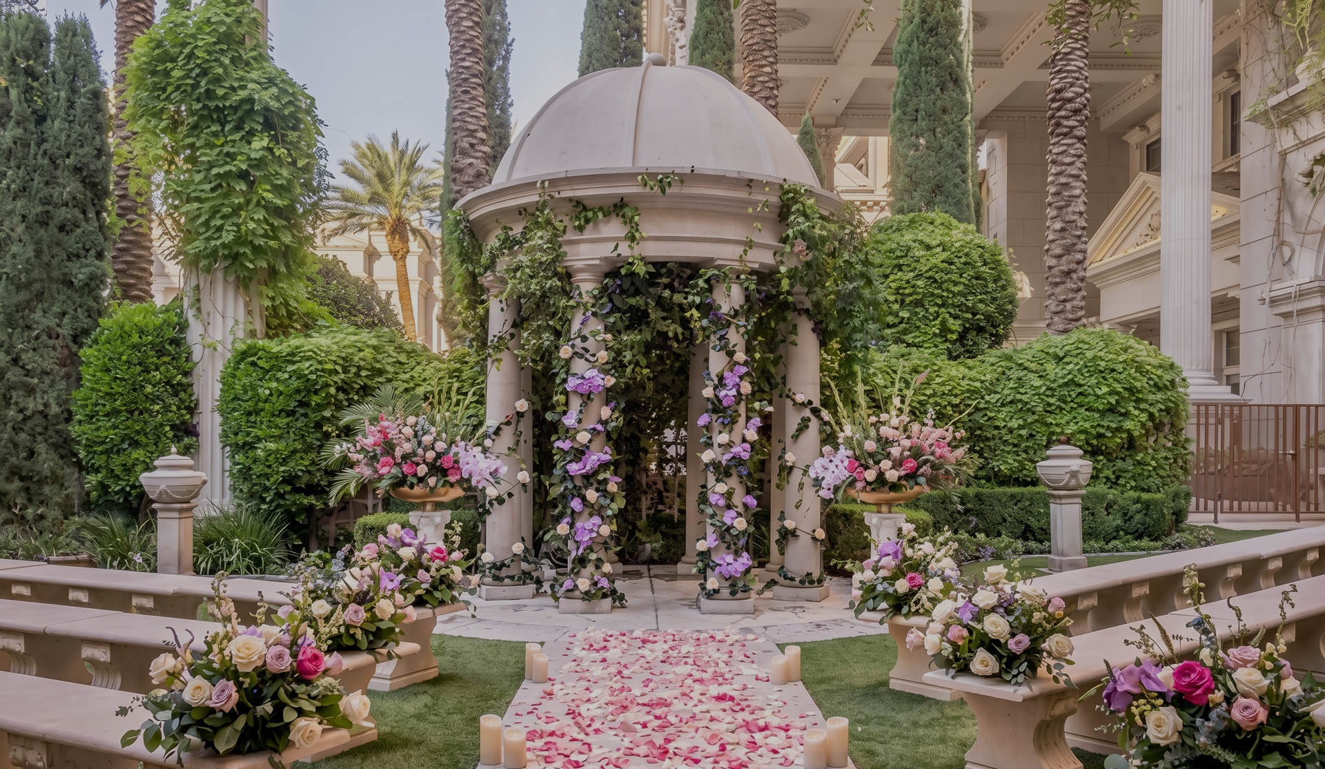 Arco floral Jardín de Venus